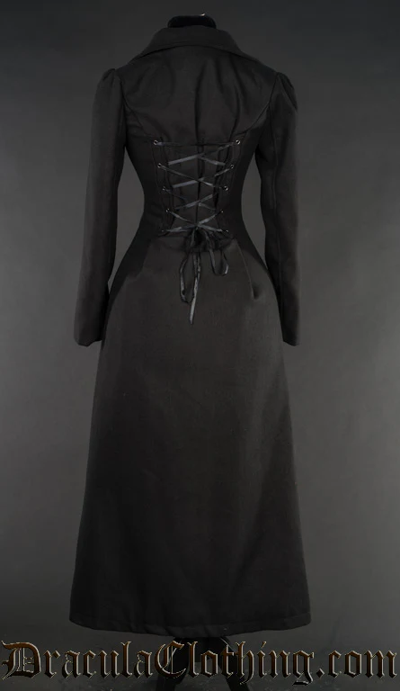 Black Baronetess Coat - Image 4