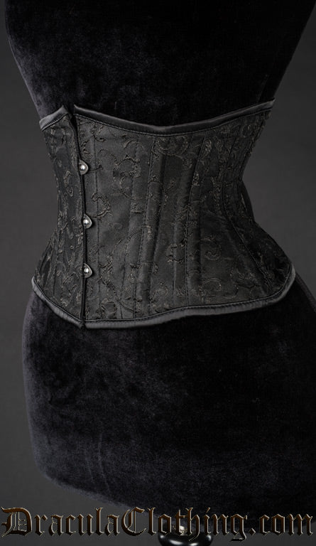 Black Brocade Extreme Waist Cincher - Image 3