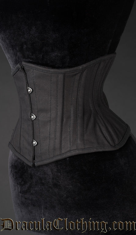 Black Cotton Extreme Waist Cincher - Image 3
