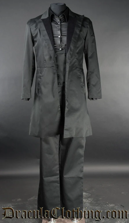 Black Dracula Coat - Image 3