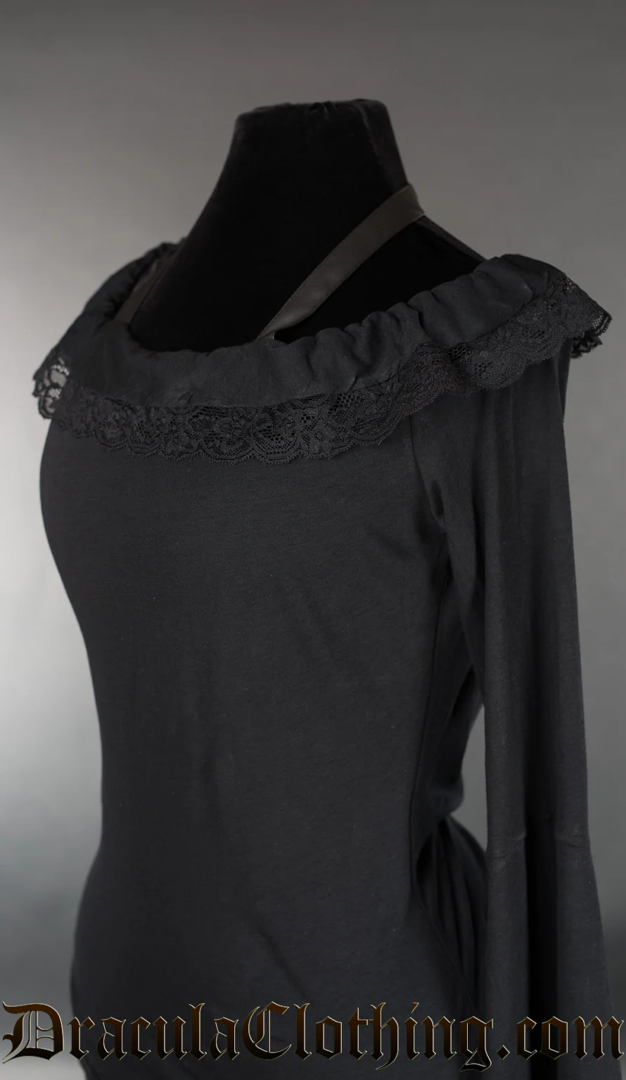 Black Steampunk Top - Image 5
