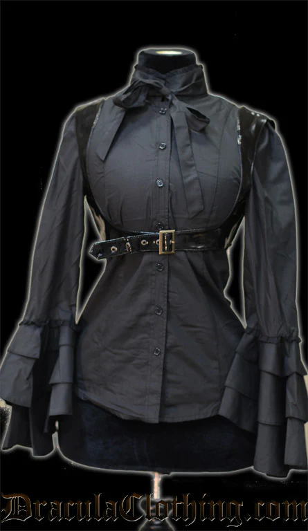 Black Buckle Blouse - Image 5