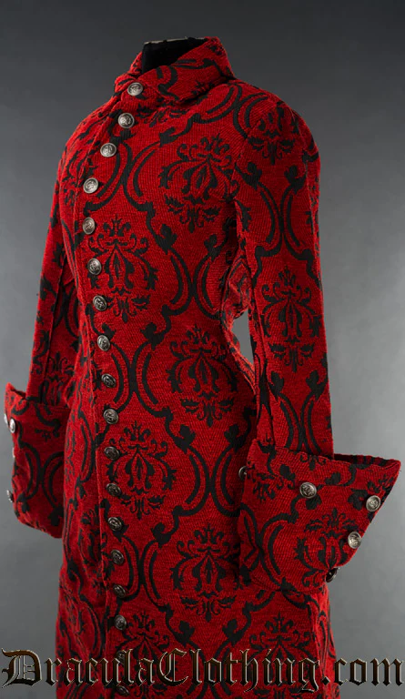 Crimson Female Admiral Coat - Image 5