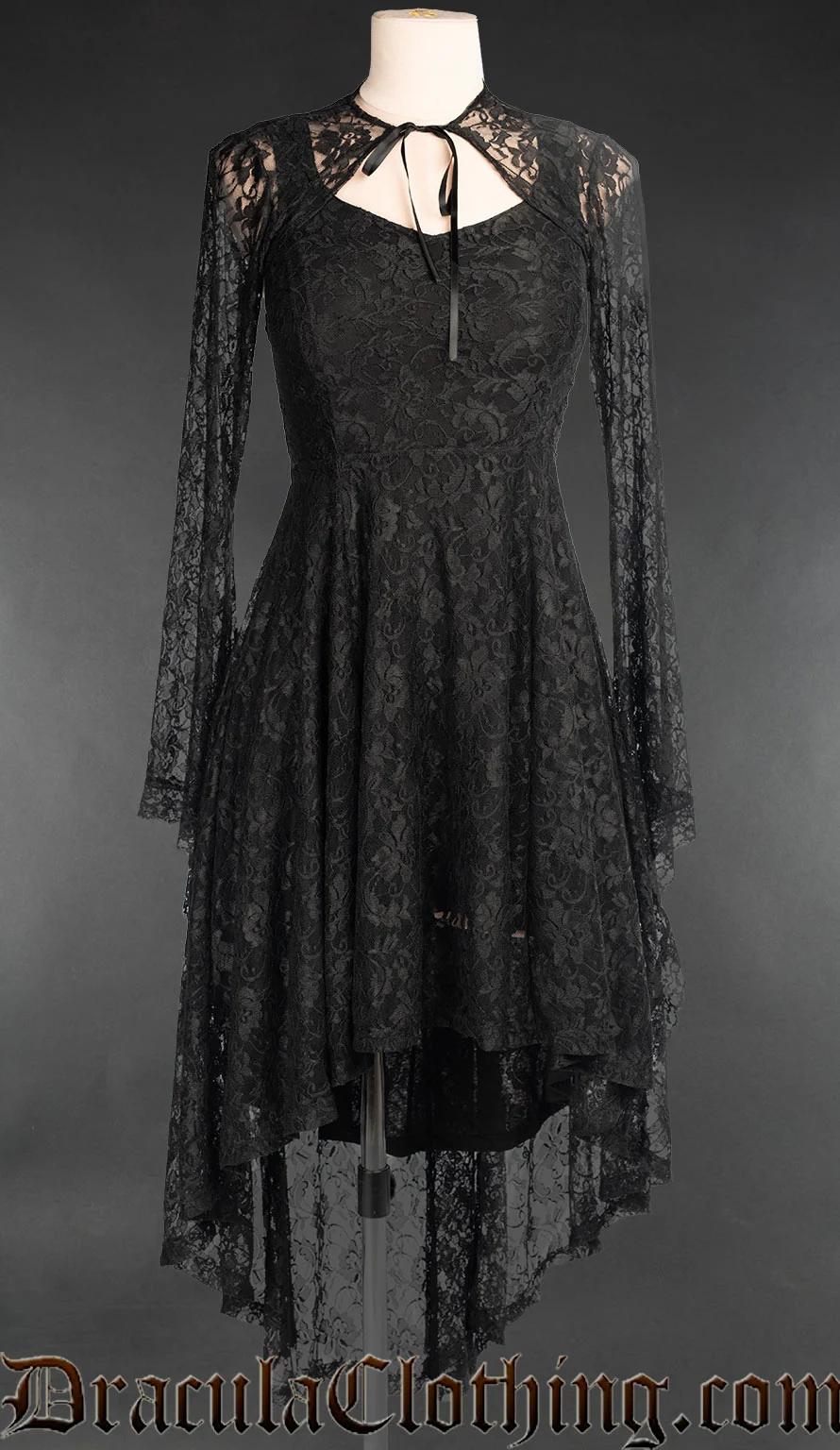 Elegance High Low Lace Dress - Image 3