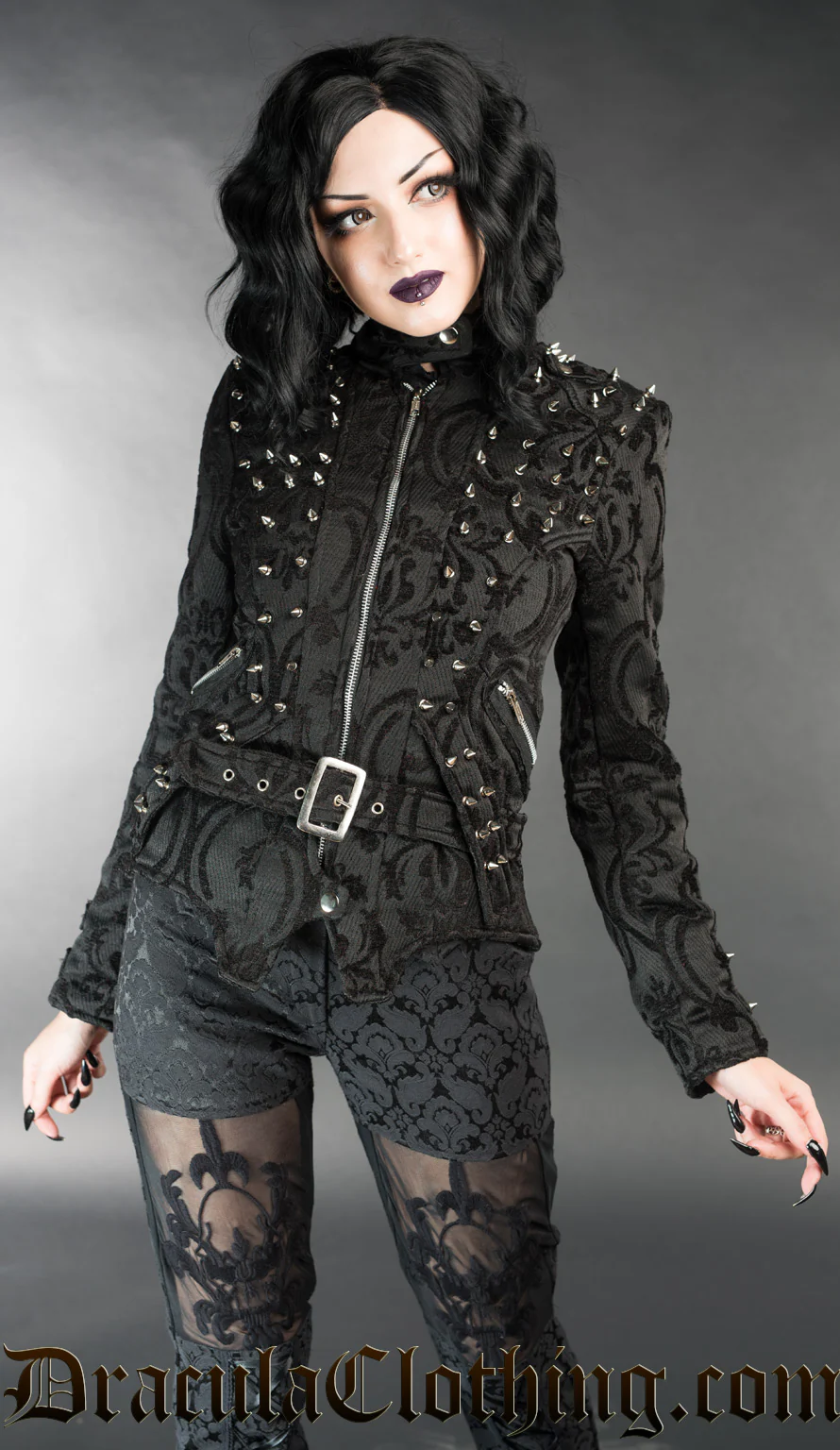 Neo Victorian Spiked Jacket - Image 3