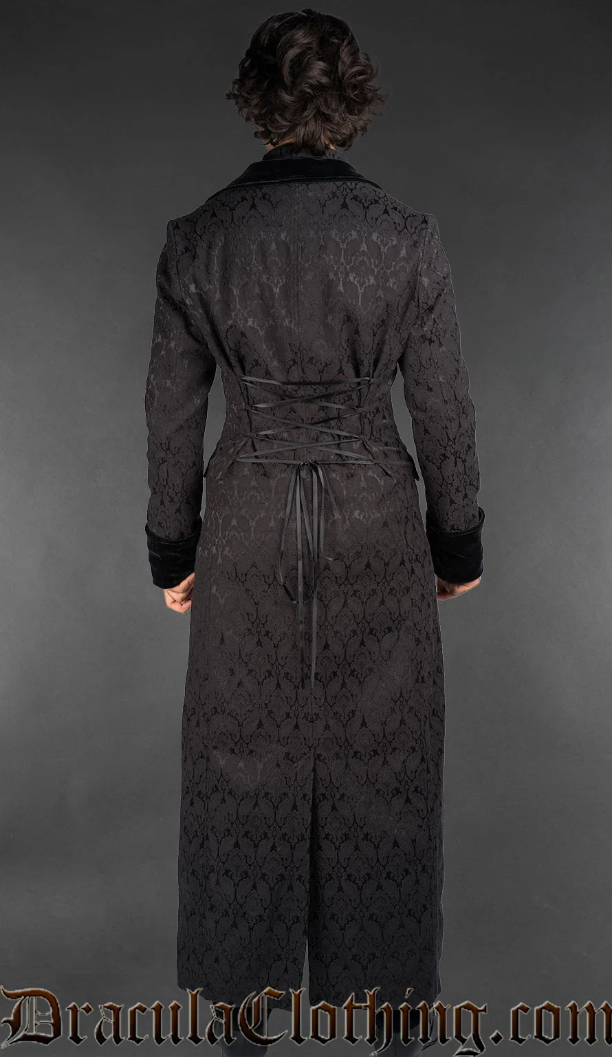Vampire Gentlemen Brocade Frock Coat - Image 3