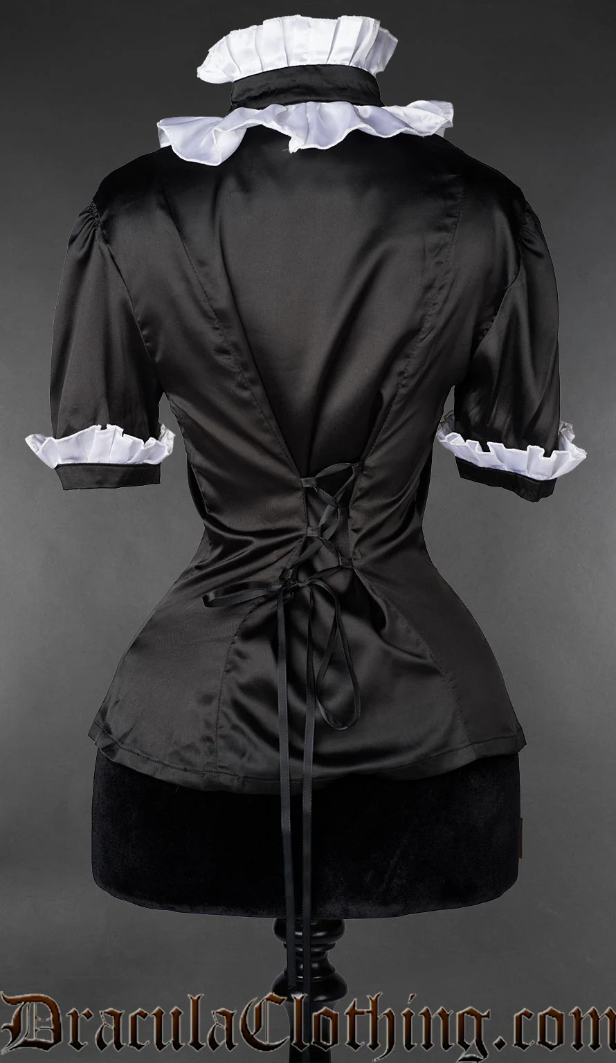 Victorian Gothic Short Sleeved Maid Blouse - Image 3