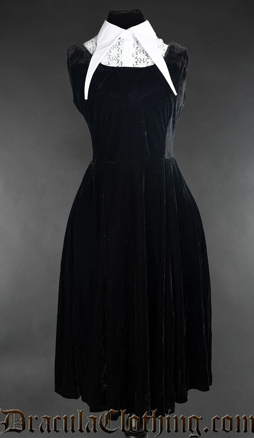 White Long Lapel Collar - Image 4